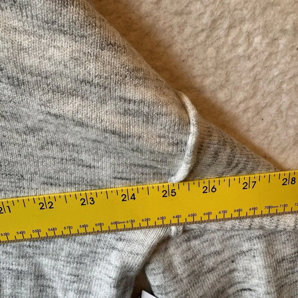 RD Style Sweater Women's 2XL Ursula Spongey Turtleneck Pullover Light Grey‎ NWT